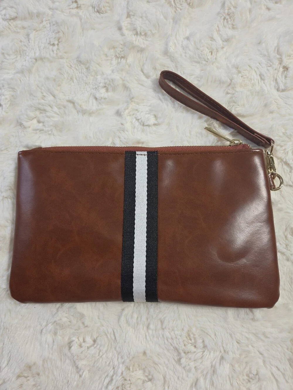 Funky Monkey - Faux Leather Wristlet Clutch